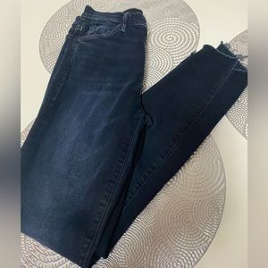 MOTHER Jeans The stunner zip two step fray, size 25